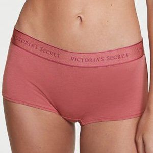 VS XXL Logo Waist Boyshort Lady Pink NWT